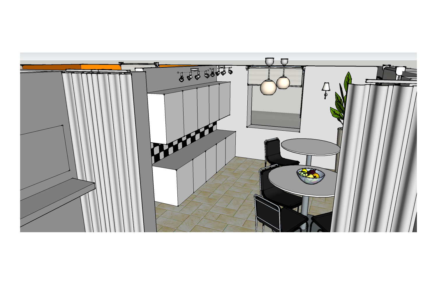 Vår vision i 3D av köket